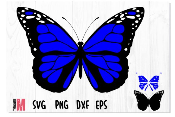 Butterfly Blue Layered SVG: A Must for Graphics and Crafts
