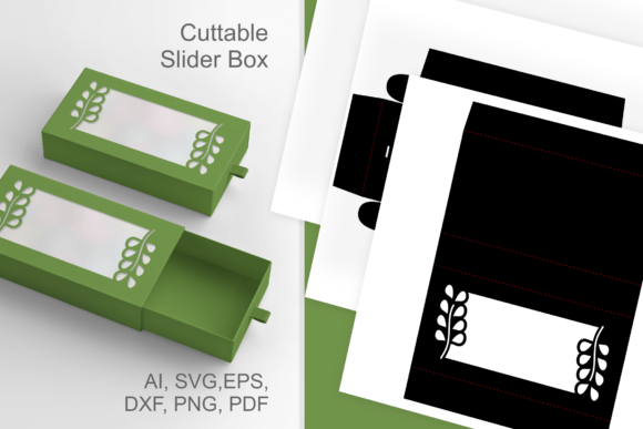 Double Herb Wide Window - 3D SVG for Fall Crafting