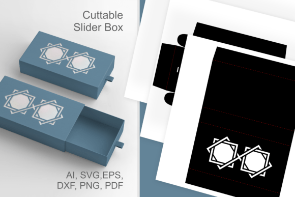 Interlaced Frames - Sliding Drawer Box
