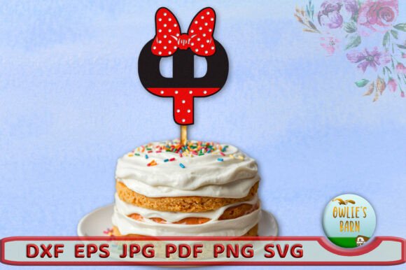Polka-dot Monogram Fi Phi: A 3D SVG for Birthday Designs