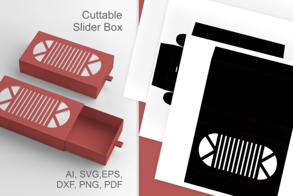 Review: Half Rounds and Lines 2 - Drawer Box SVG