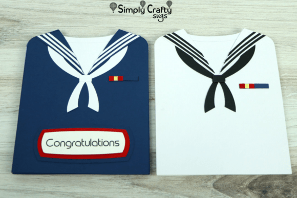 Review: Sailor Uniform Card 3D SVG for Greeting Cards