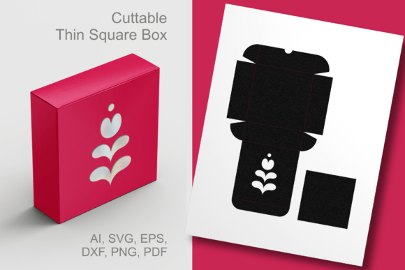 Scandi Flower 3D SVG for Elegant Gift Boxes