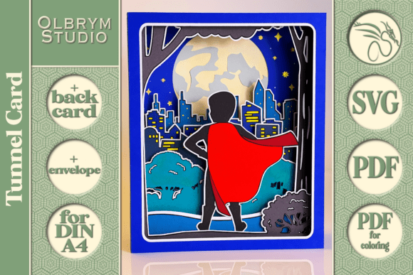 Super Hero Tunnel Card: A Gift for Tiny Heroes